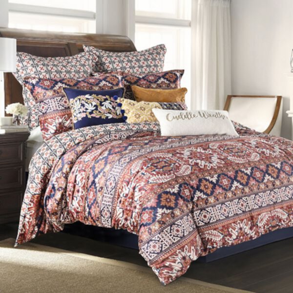 Levtex Home Levtex Madera Velvet Duvet Set with Sham Levtex