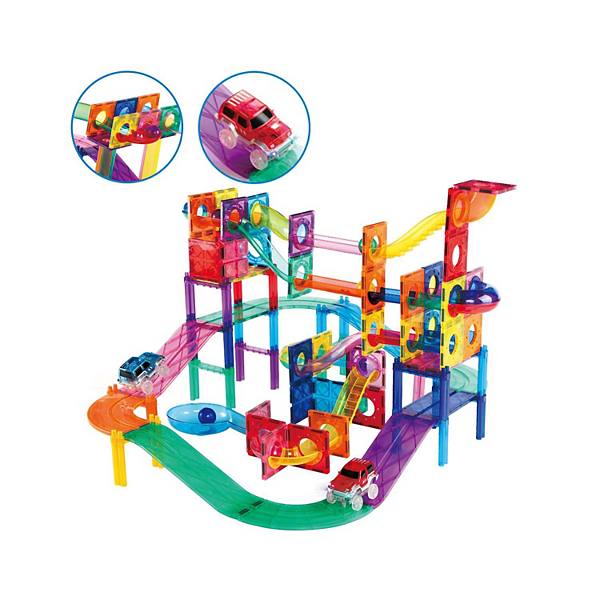 PICASSOTILES 108PC MAGNETIC MARBLE RUN HD