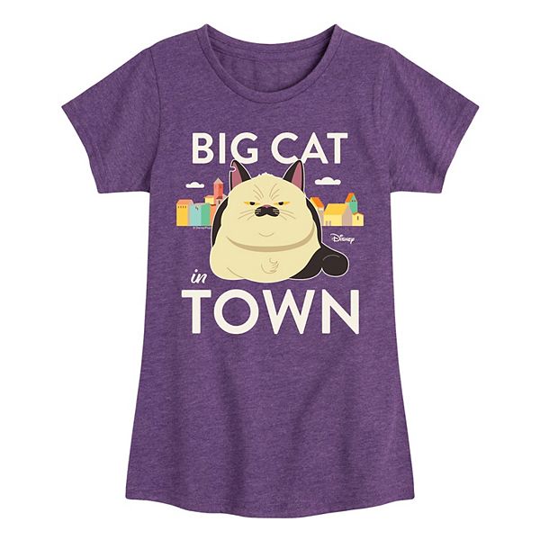 Детская Футболка Disney Luca Girls 7-16 Big Cat In Town Disney