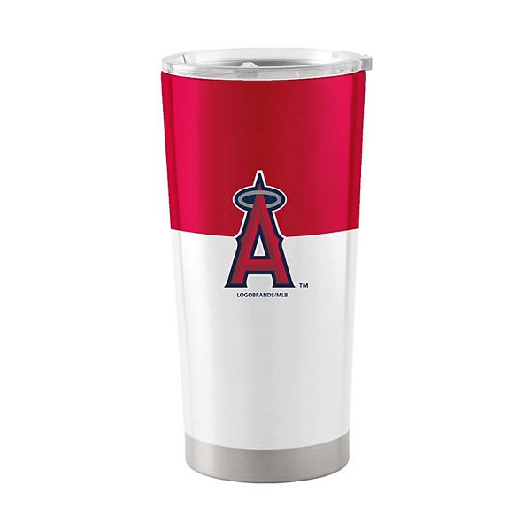 Los Angeles Angels 20oz. Colorblock Stainless Steel Tumbler Logo Brand