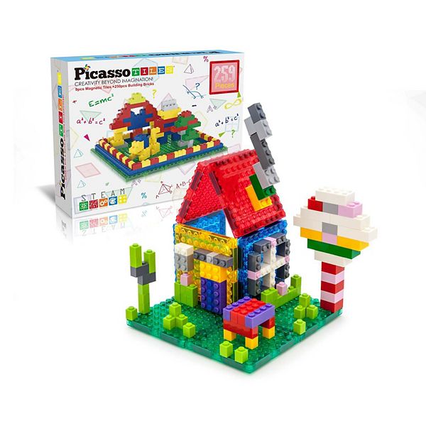 259pcs Magnetic Brick Tile Building Set PicassoTiles