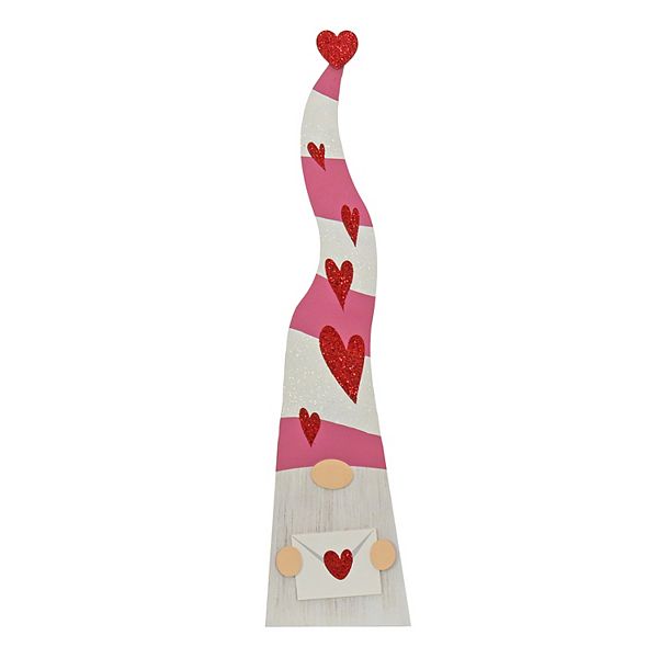 National Tree Company Valentine’s Day Gnome Floor Decor National Tree Company