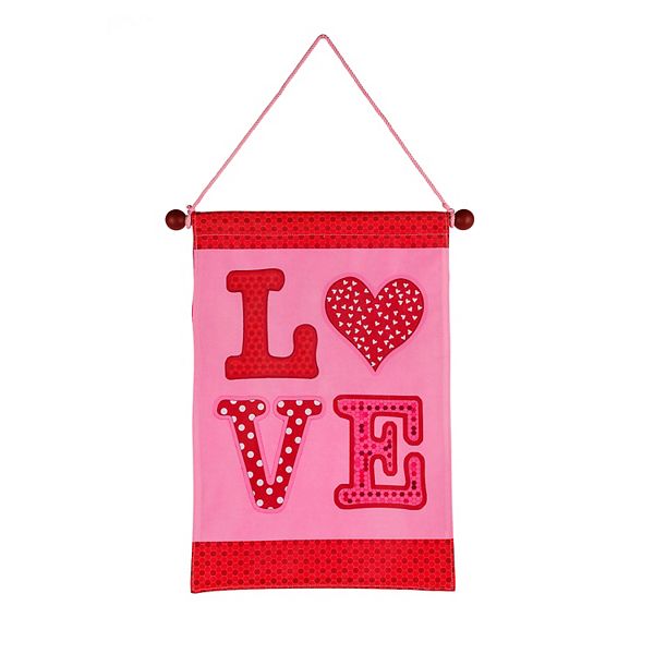 National Tree Company Valentine's Day Love Banner Wall Decor National Tree Company