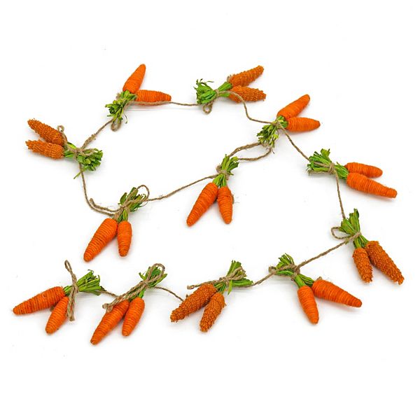 National Tree Company Artficial Carrots Garland National Tree Company