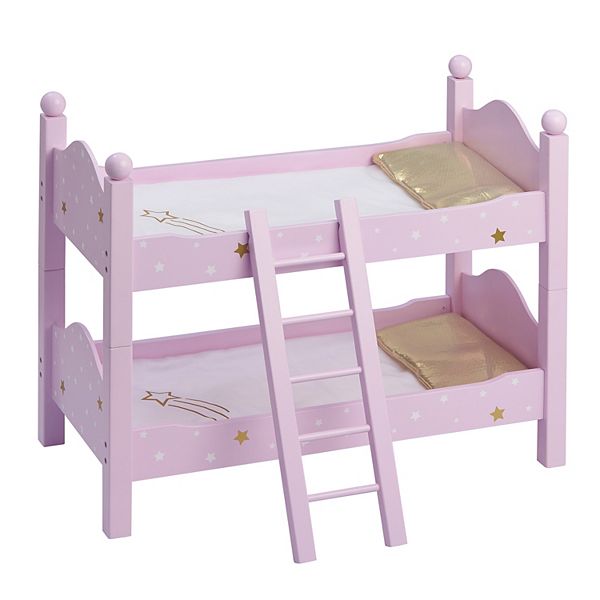 Olivia's Little World Twinkle Stars Princess 18" Doll Double Bunk Bed Olivia's Little World