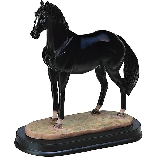 FC Design 4"H Black Horse Home Decoration Figurine Home Room Decor F.C Design