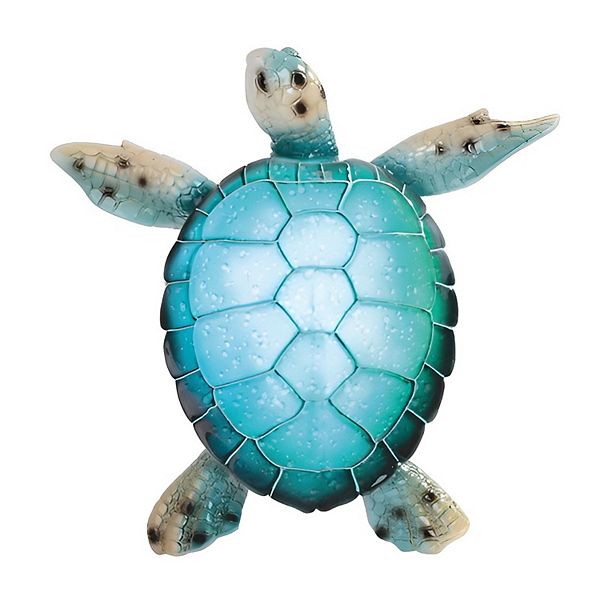 FC Design 11"W LED Blue Sea Turtle Night Light Statue Marine Life Decoration Figurine Home Room Decor F.C Design