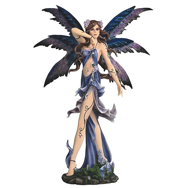 FC Design 29"H Purple Fairy Statue Fantasy Decoration Figurine Large Sculpture Home Room Decor F.C Design