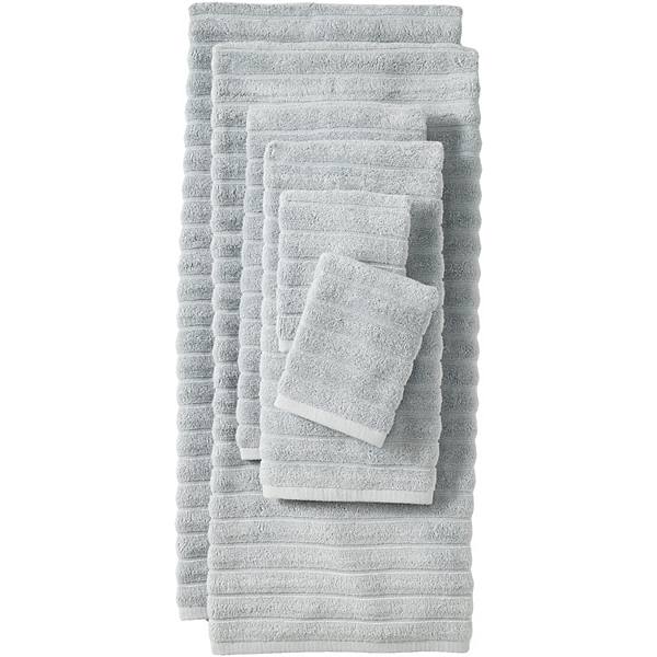 Lands' End 6-Piece Cotton Ribbed Towel Set Lands' End