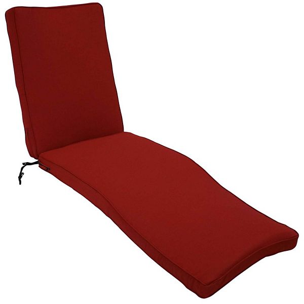 Sunnydaze Indoor/Outdoor Replacement Patio Chaise Lounge Chair Cushion Sunnydaze Decor