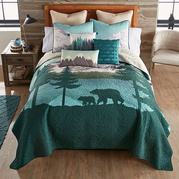 Donna Sharp Bear Mountain Quilt Set with Shams Donna Sharp