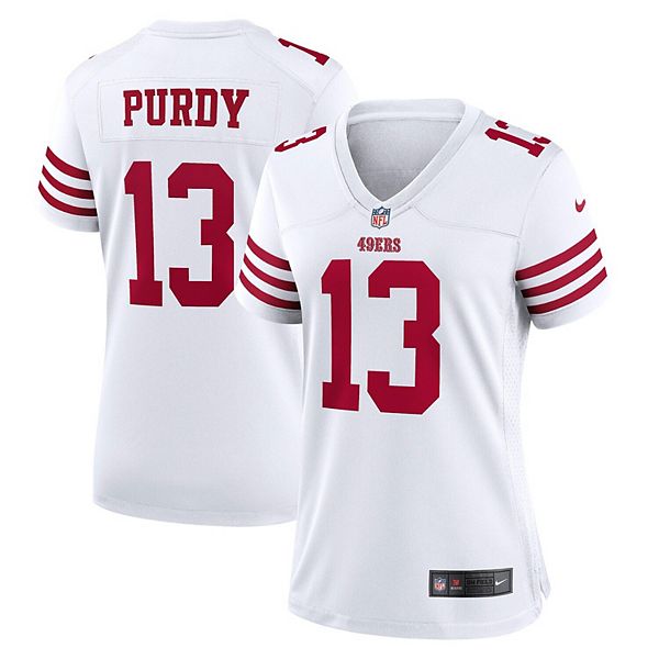 Женская игровая футболка болельщика Nike Brock Purdy San Francisco 49ers, белая Nike