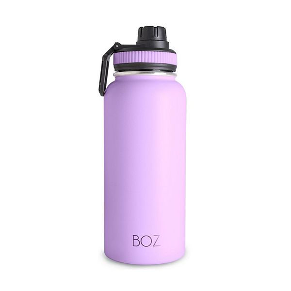 BOZ Stainless Steel Water Bottle XL (1 L / 32oz) Wide Mouth Double Wall Insulated BOZ