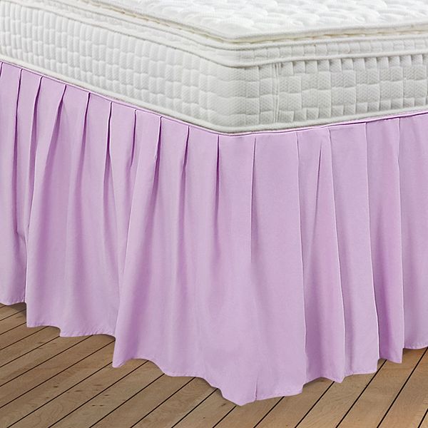 Polyester Bed Skirts 16" Drop Ruffled Brushed Soft Platform Full 54" X 75" PiccoCasa