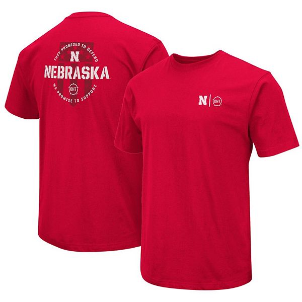 Мужская футболка Colosseum Nebraska Huskers OHT с круглым вырезом и короткими рукавами Colosseum