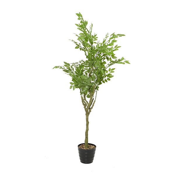 Stella & Eve 5-ft. Artificial Foliage Tree Floor Decor Stella & Eve