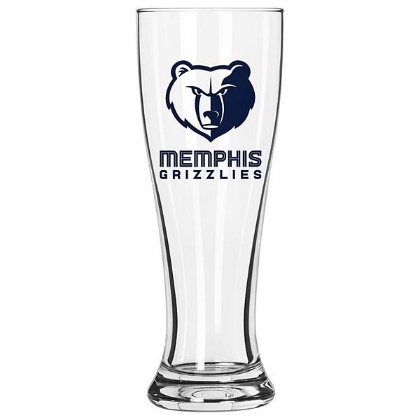 Стеклянный пивной бокал 474 мл с двусторонним дизайном и рисунком Memphis Grizzlies Unbranded