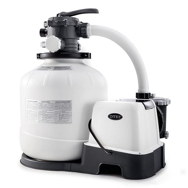 Intex 2,650 Gph 16" Krystal Clear Saltwater System And Sand Filter Pump Intex