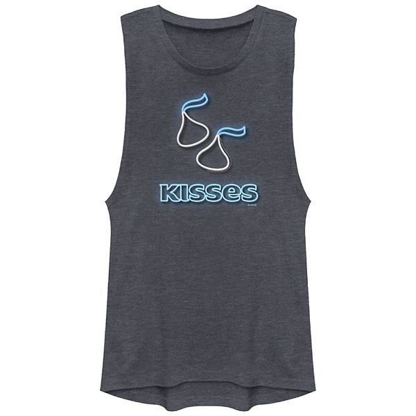 Juniors' Hershey's Kisses Neon Sign Tank Top Hershey's