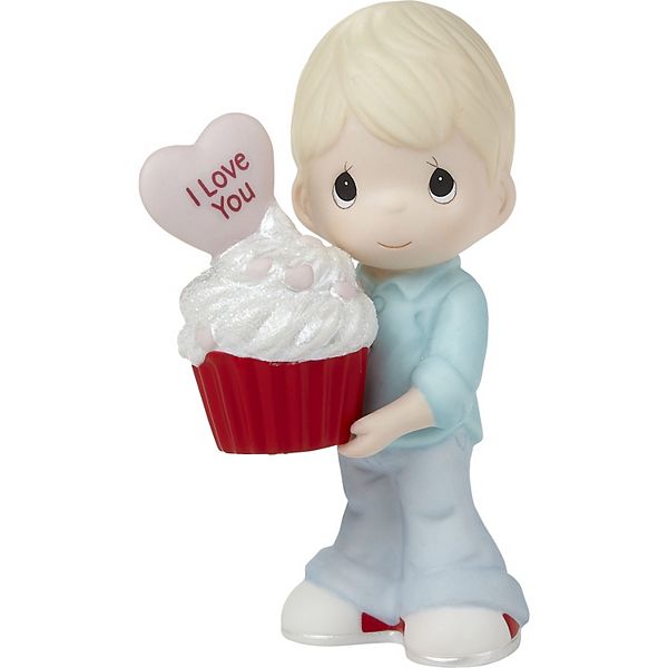 Precious Moments You Bake Me Happy Blond Boy Figurine Precious Moments