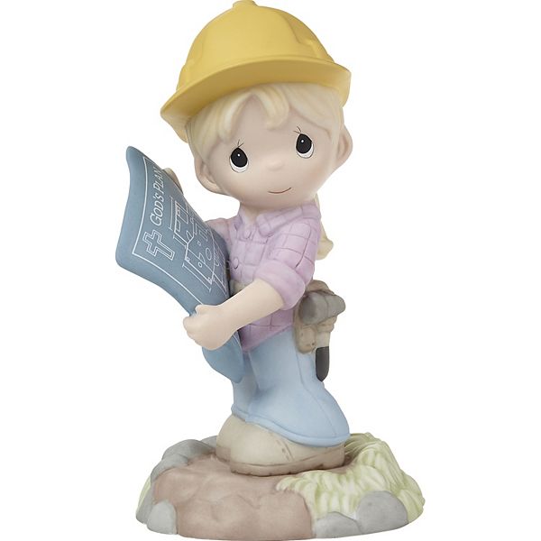 Precious Moments Trust In God's Plan Blonde Figurine Precious Moments