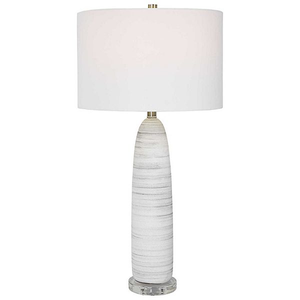 Uttermost Levadia Matte White Table Lamp Uttermost