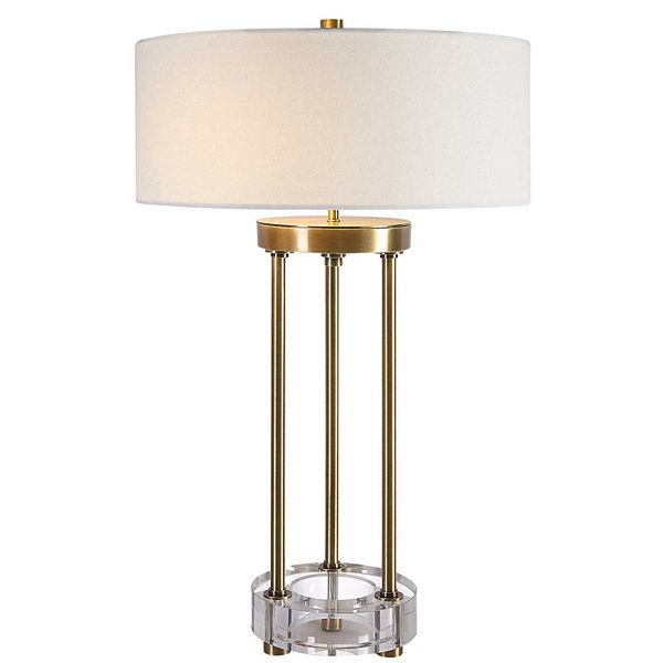 Uttermost Pantheon Brass Rod Table Lamp Uttermost