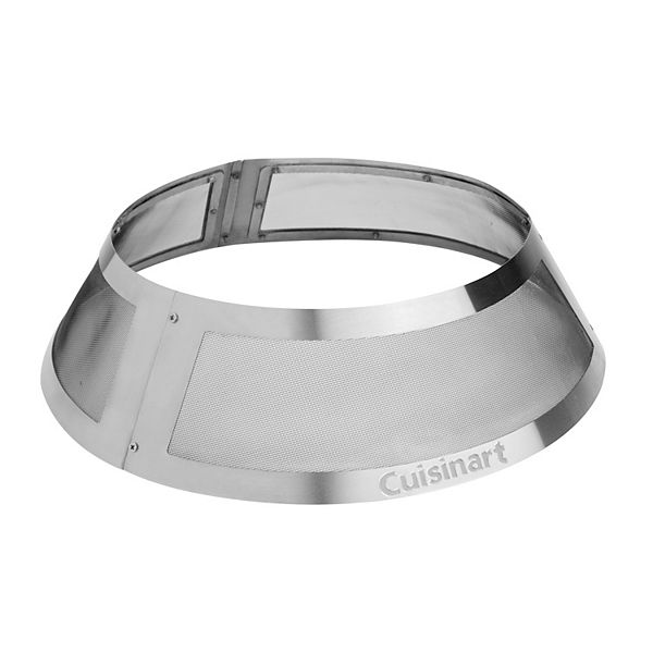 Cuisinart Cleanburn Spark Guard - Искурительная сетка для кемпинга, 21 дюйм х 21 дюйм, нержавеющая сталь, защита от искр Cuisinart