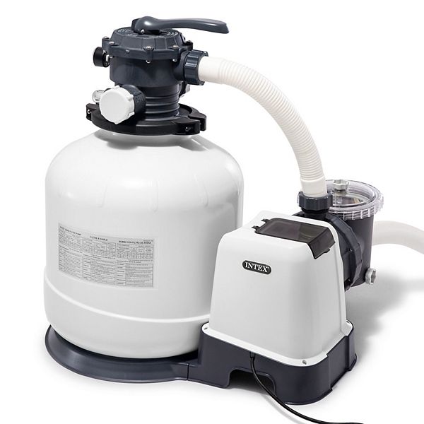 Intex 26651EG 3,000 GPH Above Ground Pool Sand Filter Pump with Automatic Timer Intex