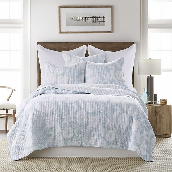 Levtex Home Stillwater Blue Quilt Set with Shams Levtex