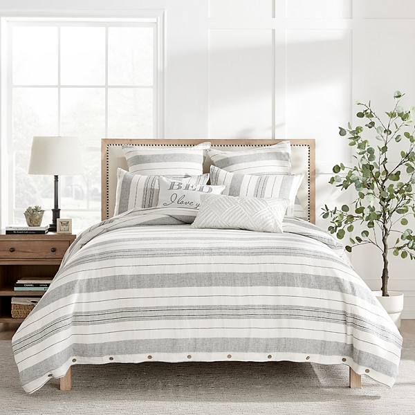 Levtex Home Monroe Stripe Duvet Set with Shams Levtex