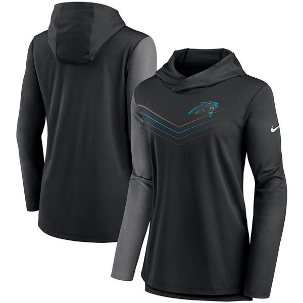 Женское худи Nike с капюшоном Carolina Panthers, длинными рукавами и технологией Dri-FIT Nike