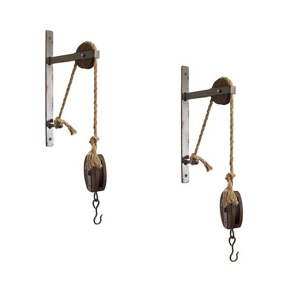 Melrose Industrial Pulley Mounting Bracket - Set of 2 Melrose