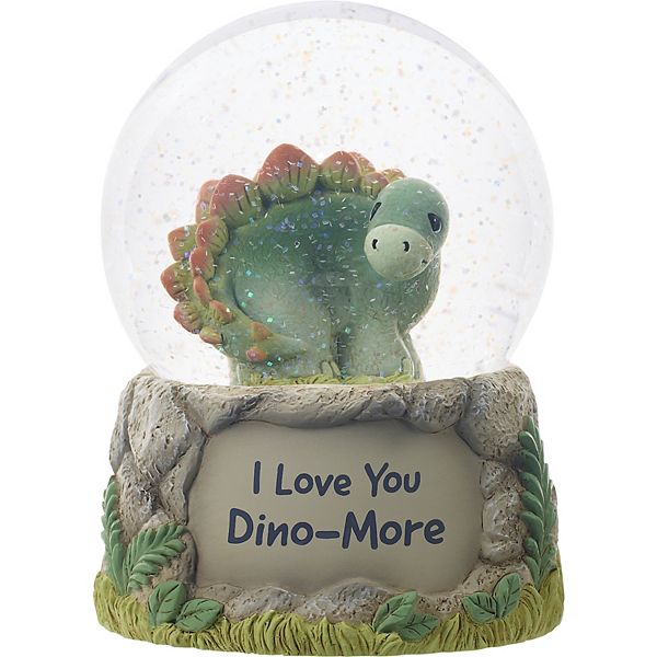 Precious Moments I Love You Dino-More Musical Snow Globe Precious Moments