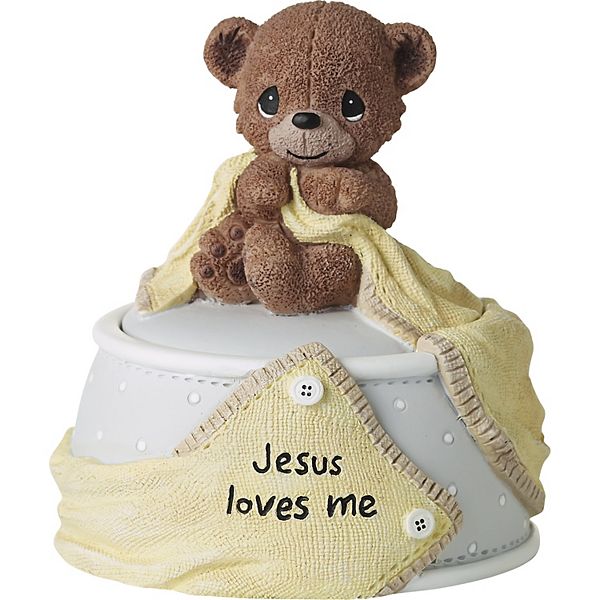 Precious Moments Jesus Loves Me Resin Keepsake Box Precious Moments