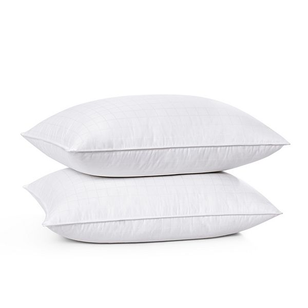 Unikome 2 Pack Goose Down Feather Side/Back Sleeper Unique Down-around Design Bed Pillow UNIKOME