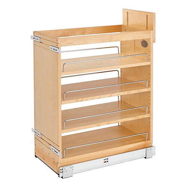 Rev-a-shelf 11.75" Pullout Kitchen Cabinet Organizer Soft-close, 448-bcsc-11c Rev-A-Shelf