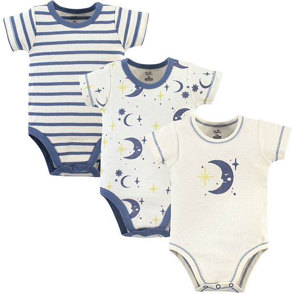  Комплекты Одежды Touched by Nature Organic Cotton Bodysuits 3pk, Moon Touched by Nature