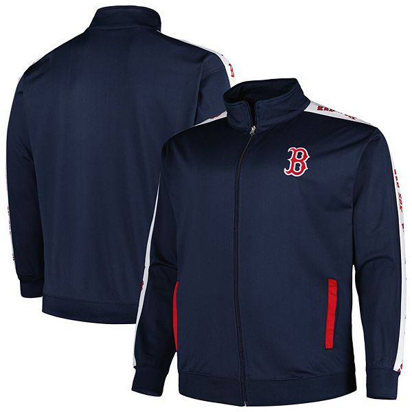 Мужская Повседневная куртка Boston Red Sox Tricot Track с длинным рукавом Unbranded