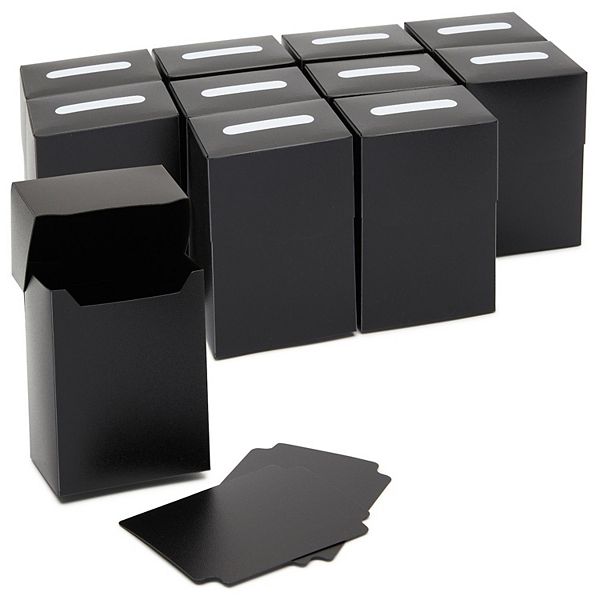 10 Pack Trading Card Deck Box Holder Organizer Storage, 20 Dividers for TCG, MTG Okuna Outpost