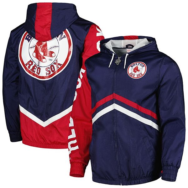 Мужская Повседневная куртка Mitchell & Ness Navy Boston Red Sox Undeniable Full-Zip Unbranded