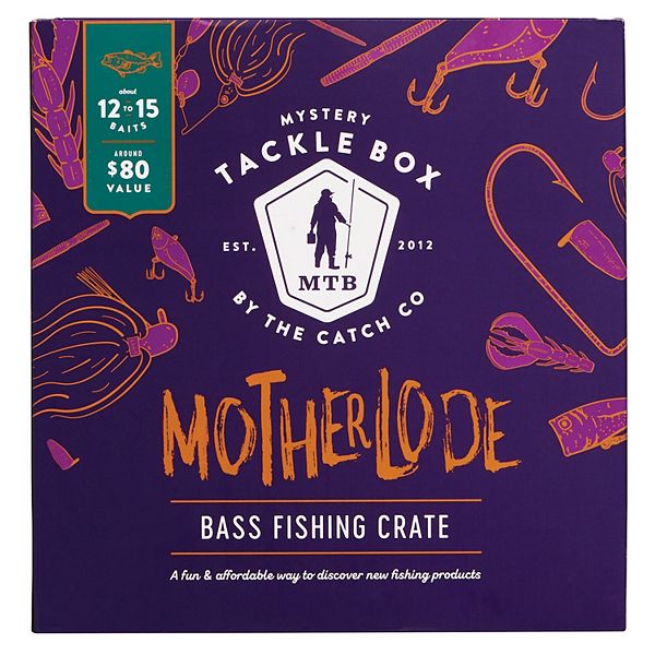 Ящик для Рыбалки MYSTERY TACKLE BOX Motherlode с 12+ предметами, размер 21 см x 21 см x 22 см, легкий, ограниченная серия MYSTERY TACKLE BOX