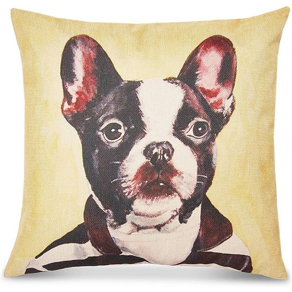 Okuna Outpost Dog Throw Pillow Cover, Decorative Pet Home Decor (18 x 18 in) Okuna Outpost