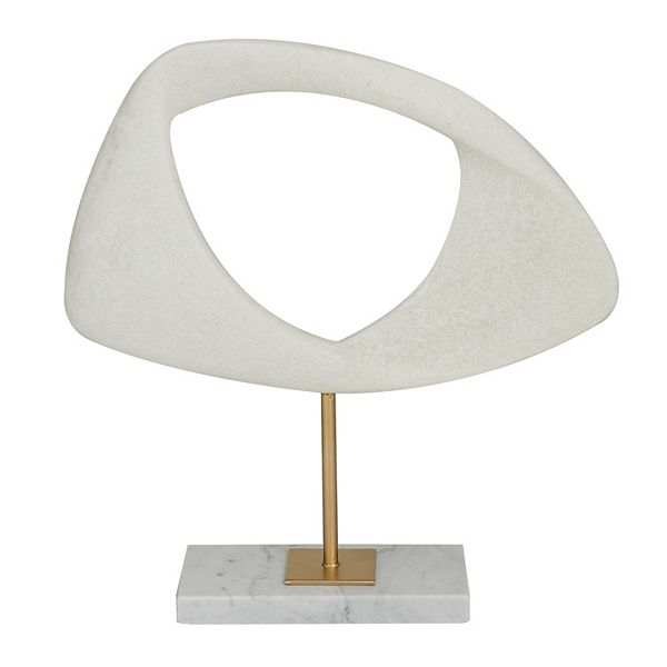 Stella & Eve Polystone Cutout Sculpture with Marble Stand Stella & Eve