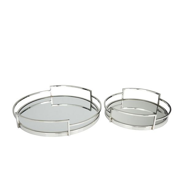 Stella & Eve Stainless Steel Mirrored Tray Stella & Eve