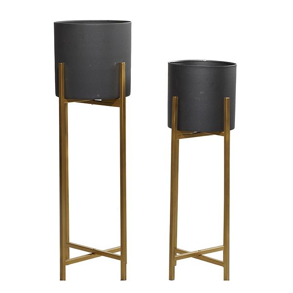 Stella & Eve Planter & Removable Gold Metal Stand 2-piece Set Stella & Eve