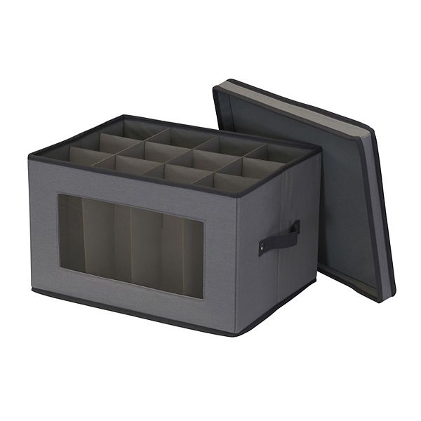 Household Essentials Stemware Storage Box Household Essentials