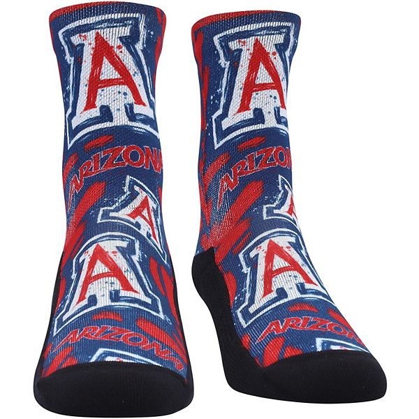 Детские Носки Unbranded Arizona Wildcats Allover Logo & Paint Unbranded