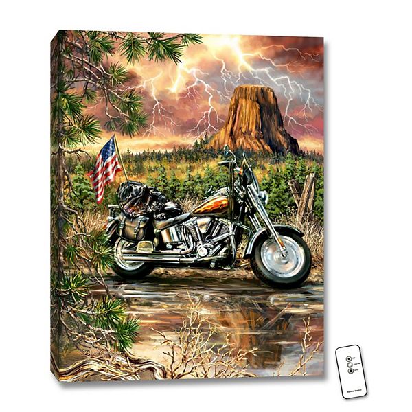 Brown and Green Open Road Wall Art Decor 18" x 24" Glow Decor