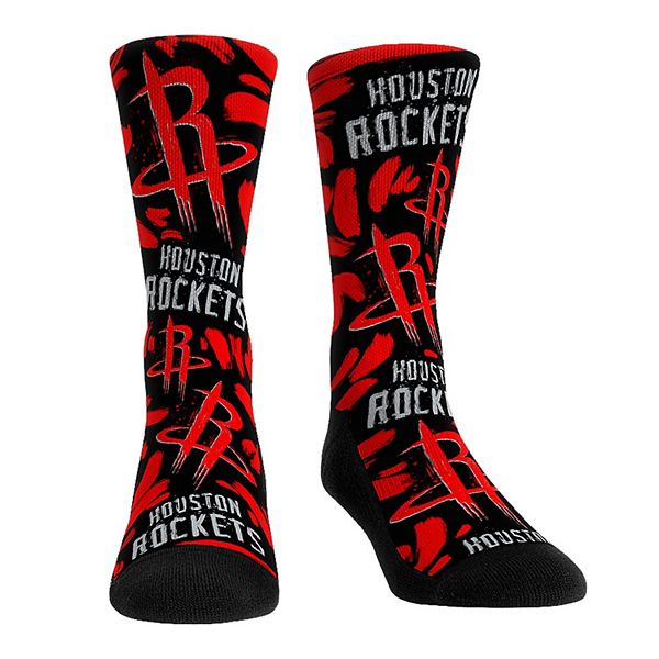 Унисекс носки Rock Em Socks с логотипом Houston Rockets и краской, размеры L/XL и S/M Unbranded